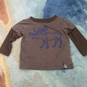 Charlie Rocket 9-12 month moose shirt
